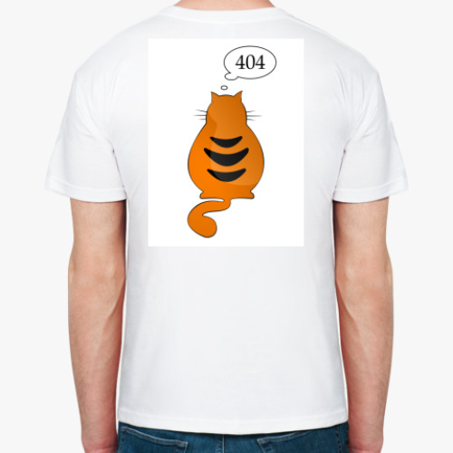 Футболка с принтом 404