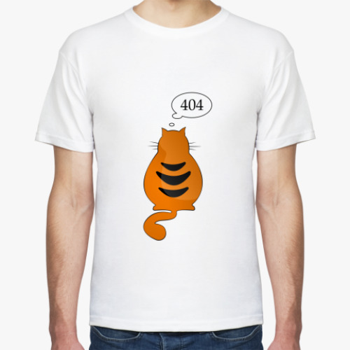 Футболка с принтом 404