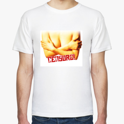 Футболка с принтом CENSURE!