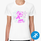 Женская спортивная футболка