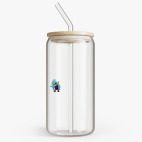 Банка с бамбуковой крышкой