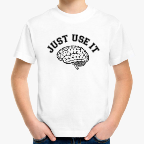 Детская футболка Мозг