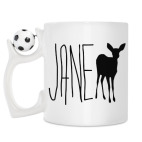 Кружка с футбольным мячиком