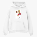 Толстовка худи оверсайз