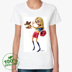 Женская футболка органик