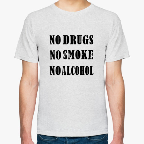 Футболка с принтом Не кури