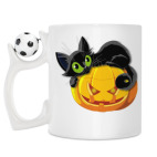 Кружка с футбольным мячиком