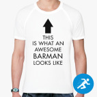 Мужская спортивная футболка