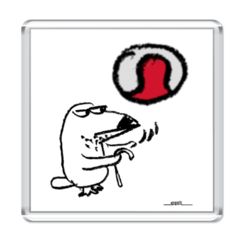 Магнит с принтом 'Туканохаус'