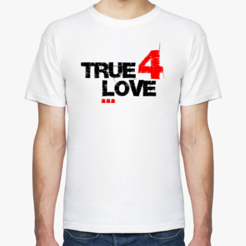 Футболка с принтом TRUE4LOVE