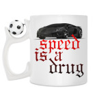 Кружка с футбольным мячиком