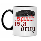 Кружка двухцветная