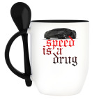 Кружка с ложкой