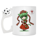 Кружка с футбольным мячиком
