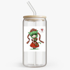 Банка с бамбуковой крышкой