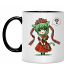 Кружка двухцветная