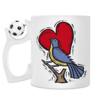 Кружка с футбольным мячиком