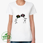 Женская футболка органик