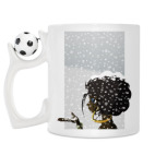 Кружка с футбольным мячиком