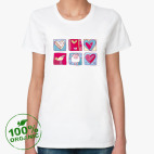 Женская футболка органик