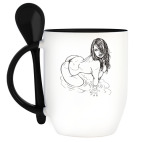 Кружка с ложкой