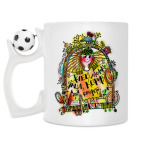 Кружка с футбольным мячиком