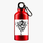 Металлическая бутылка 400 мл UV-DTF