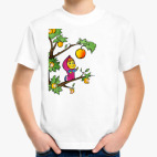 Детская классическая футболка Маша