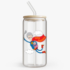 Банка с бамбуковой крышкой