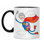 Кружка двухцветная