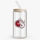 Банка с бамбуковой крышкой