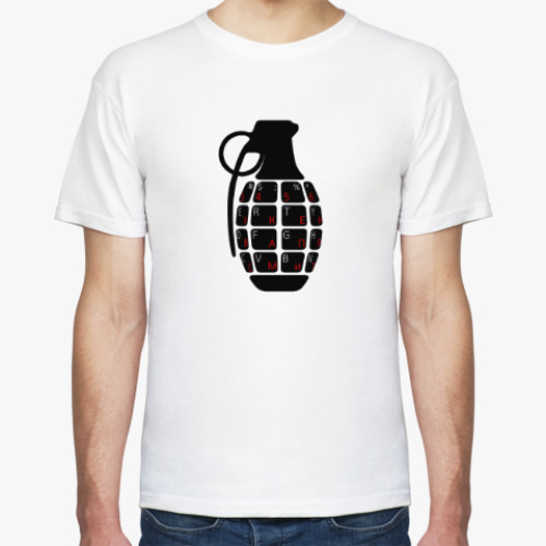 Футболка с принтом Граната геймера