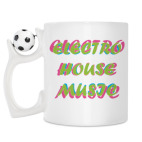 Кружка с футбольным мячиком