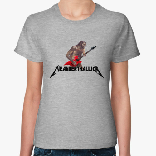 Женская футболка Неандерталлика