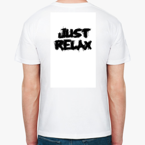 Футболка с принтом Just Relax