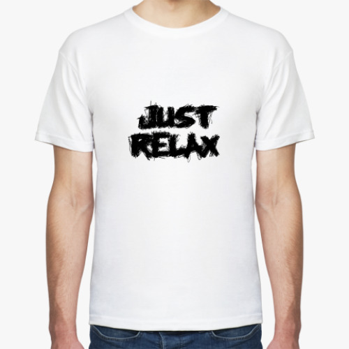 Футболка с принтом Just Relax