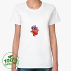 Женская футболка органик