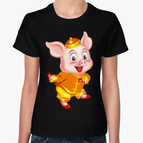 Женская футболка PIG YEAR