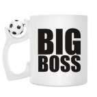 Кружка с футбольным мячиком