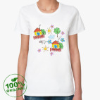 Женская футболка органик