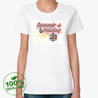 Женская футболка органик