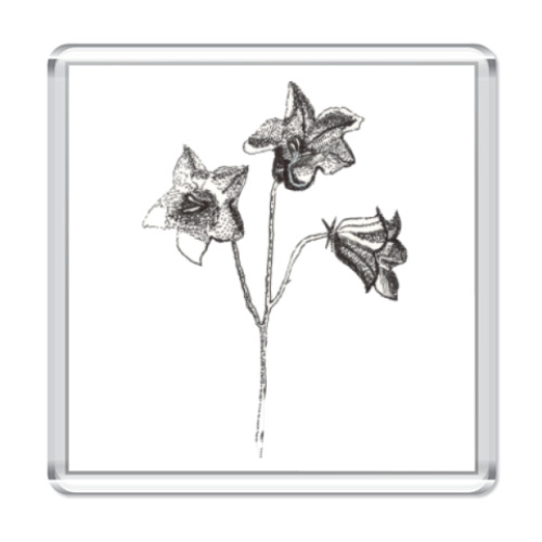 Магнит с принтом Колокольчик