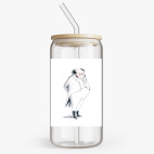 Банка с бамбуковой крышкой