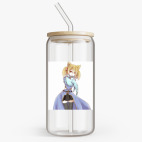 Банка с бамбуковой крышкой