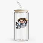 Банка с бамбуковой крышкой