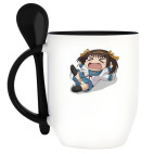 Кружка с ложкой