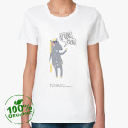 Женская футболка органик