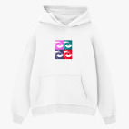 Толстовка худи оверсайз