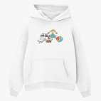 Толстовка худи оверсайз