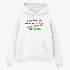 Толстовка худи оверсайз